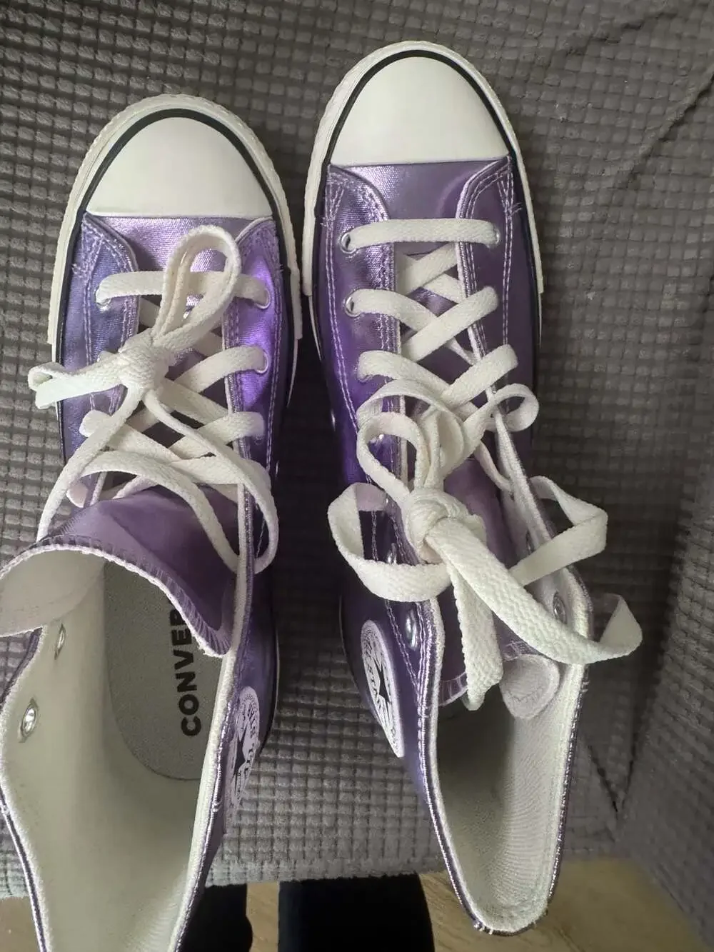 Converse Chuck Taylor All Star EVA Lift Platform Metallic Big Kids High Top Snea